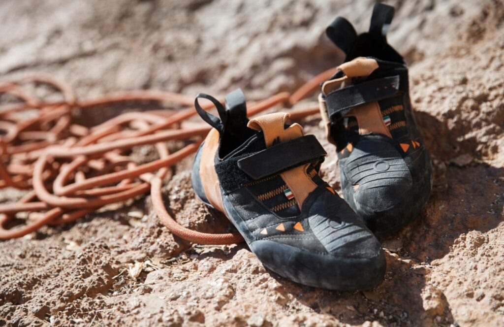 Rock climbing shoes